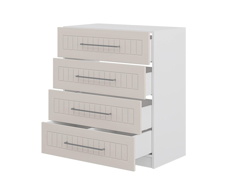 Шкаф ОТИС (Кашемир, МДФ, вертикальная фрезеровка)