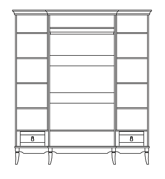 Шкаф комбинированный ГМ 6554-10