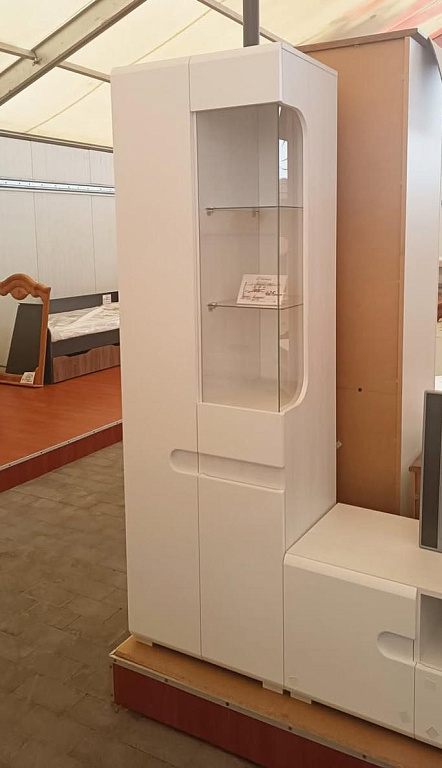 Шкаф с витриной   МН-026-01/1