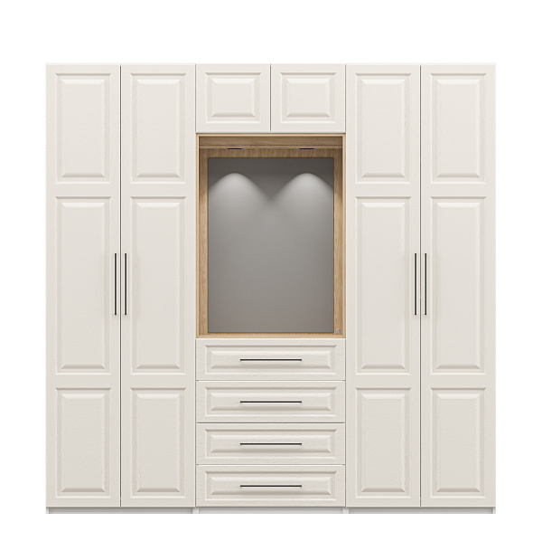 Шкаф ОТИС (Крем крашенное дерево, МДФ)