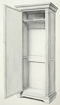 Шкаф для одежды (левый) ГМ 5921-01