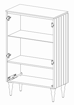 Шкаф комбинированный МН-043-01