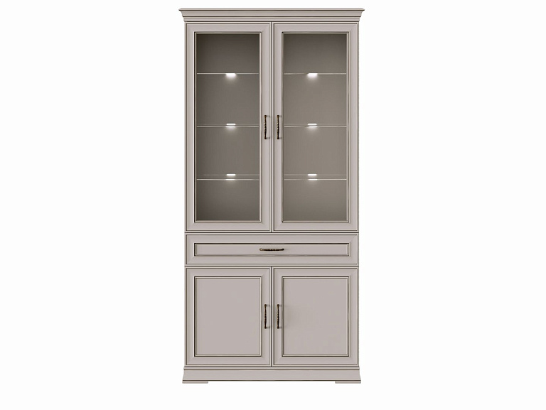 Шкаф с подсветкой  Florencia REG2W2D1S