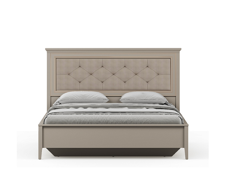 Кровать с мягким элементом c гибким основанием  Classic LOZ160х200