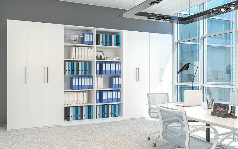 Шкаф ОТИС (Белый, ЛДСП)