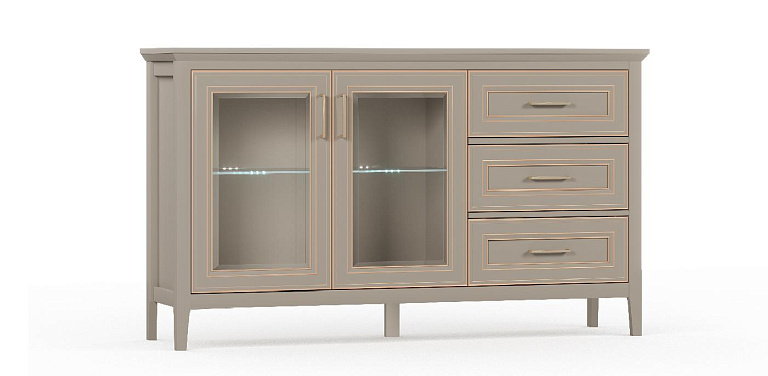 Тумба с подсветкой  Classic KOM2W3S