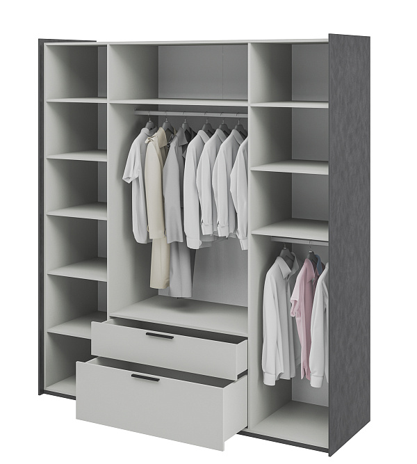 Шкаф для одежды   МН-048-14-Ц1