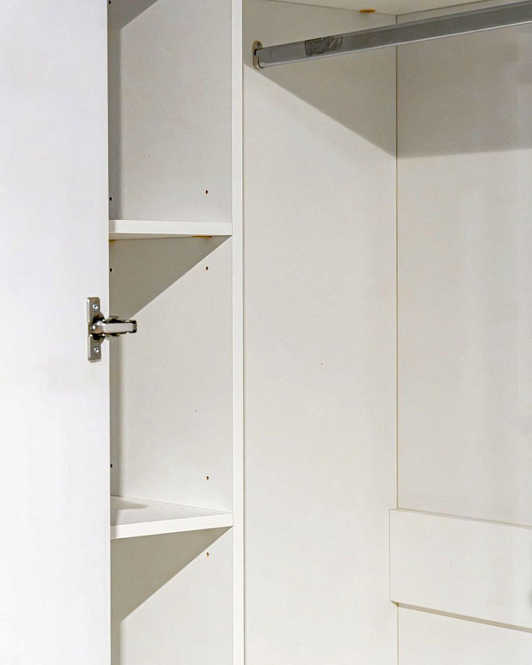 Отис (Белый, МДФ, вертикальная фрезеровка)