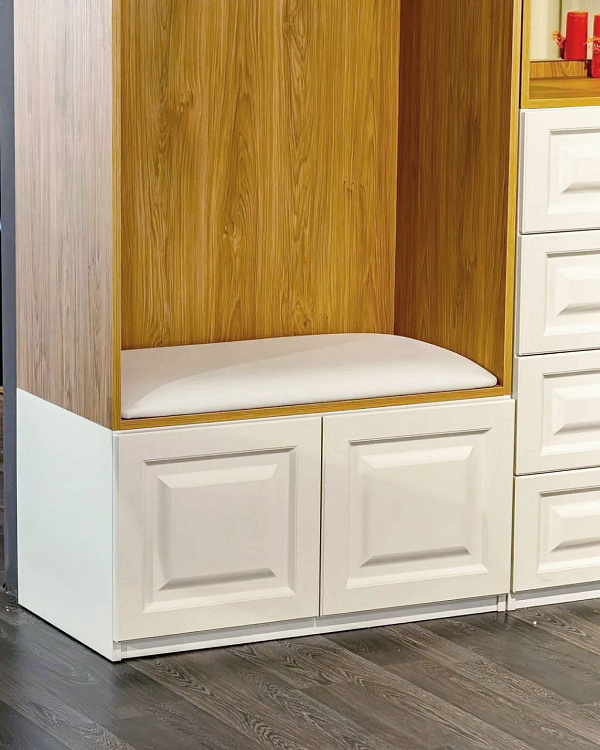 Шкаф ОТИС (Крем крашенное дерево, МДФ)