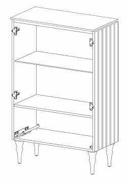 Шкаф комбинированный МН-043-01